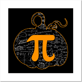 Pumpkin Pi Math Funny Halloween Costume Posters and Art